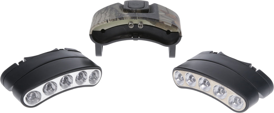 Cyclops CYCHCDTWGN Orion Tilt 30-Lumen Green/White LED Camo Clip-On Hat Light