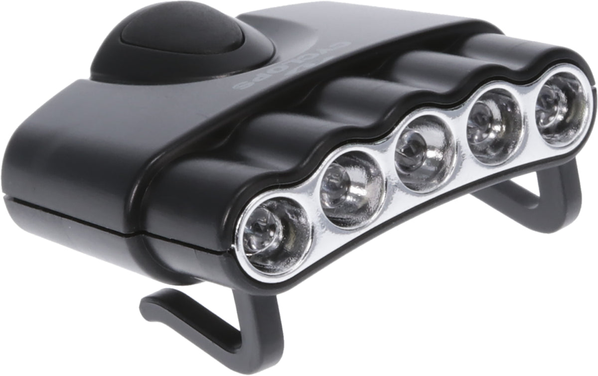 Cyclops CYCHC5W Orion Tilt 30-Lumen White LED Hat Clip Light Clip-On
