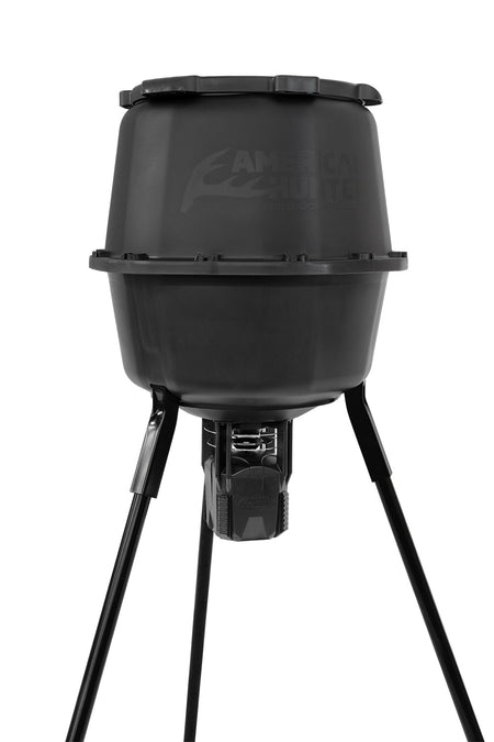 American Hunter AH225XDPRO XD-Pro 30 Gallon Game Feeder 16 Programs 1-60 Seconds Black