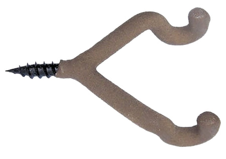 HME HMEDAH3 Double Prong Tree Accessory Hook Rubber Coated 3-Pack