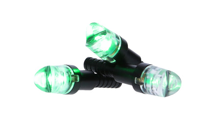 NAP NAPILLNGR Thunderglo Green Illuminated Arrow Nock Aluminum Shaft 6 Per Pack