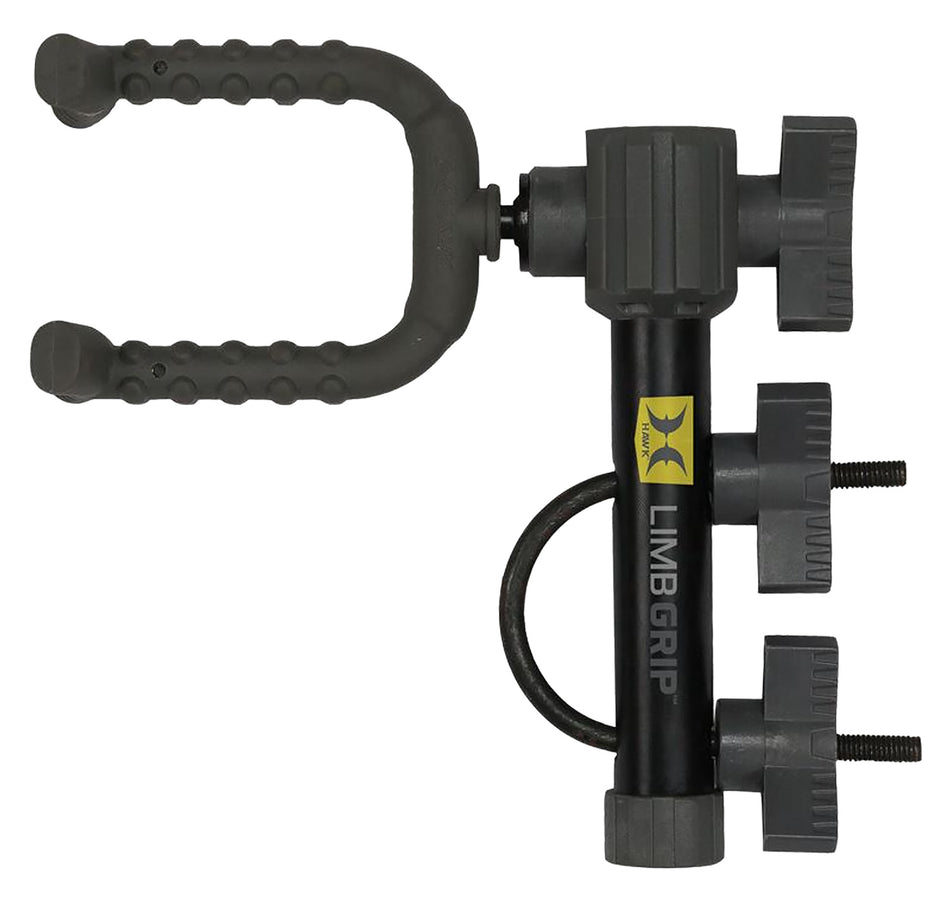 Hawk HWK3019 Tree Stand Bow Holder U-Bolt Attachment Silent Grip Limb Fork 360 Degree Adjust