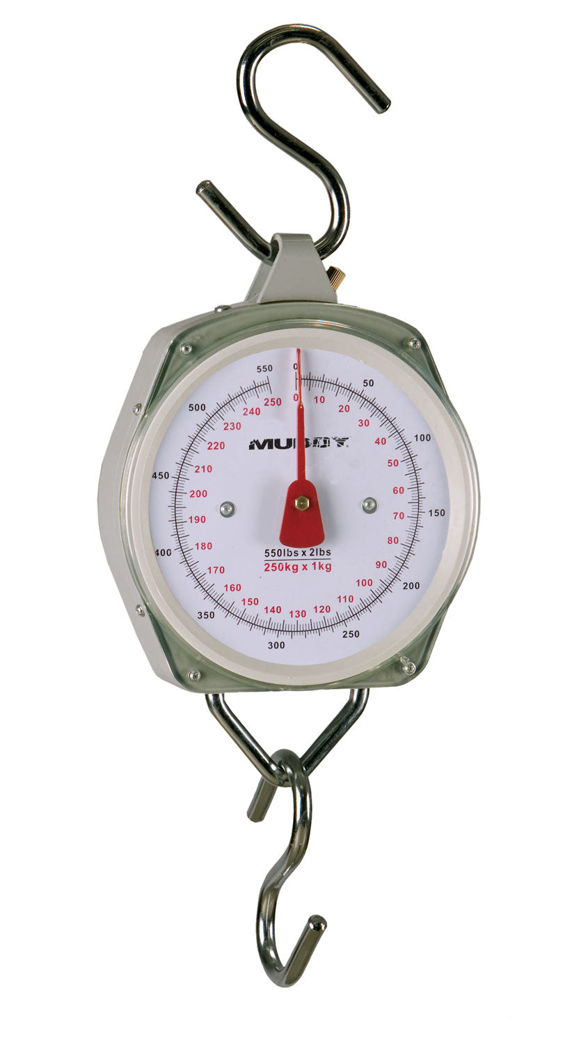 Muddy MUDGS550 Gray Aluminum 550 lb Dial Scale for Game