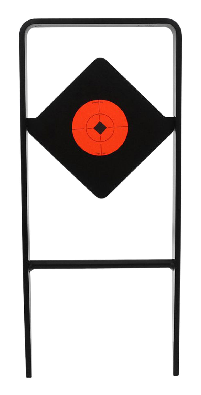 Birchwood Casey 47340 Ace of Diamonds AR500 Steel Reactive Spinning Target Black/Red 0.50" Thick
