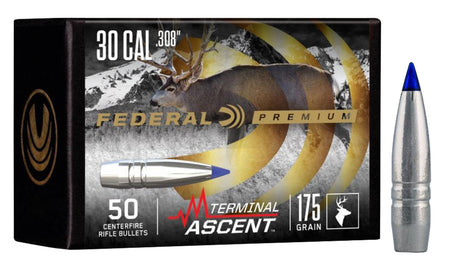 Federal Premium Terminal Ascent 30 Cal 175 Grain Component Projectiles 50ct