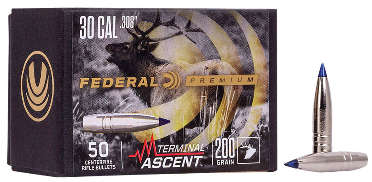 Federal Premium Terminal Ascent 30 Cal 200 Grain Component Projectiles 50ct