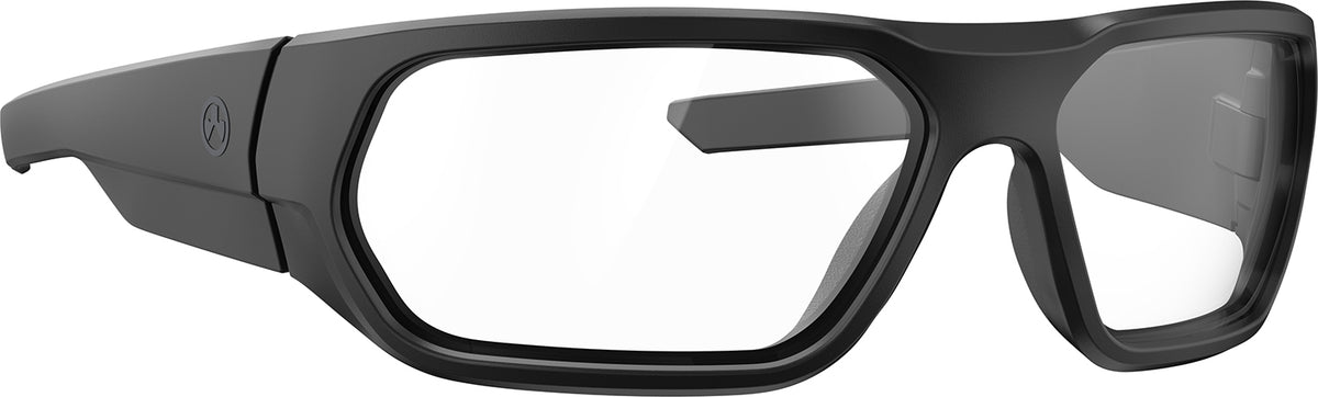 Magpul MAG1145-0-001-1000 Radius Eyewear Adult Clear Lens TR90NZZ Polycarbonate Black Frame