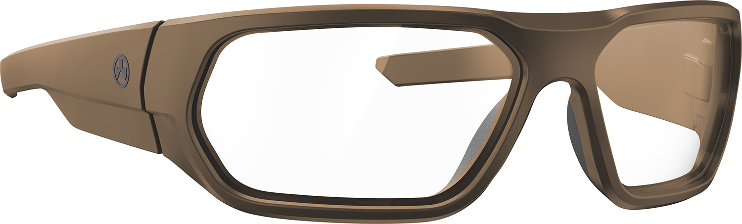 Magpul MAG1145-0-245-1000 Radius Adult Eyewear Clear Lens Flat Dark Earth Polycarbonate Frame