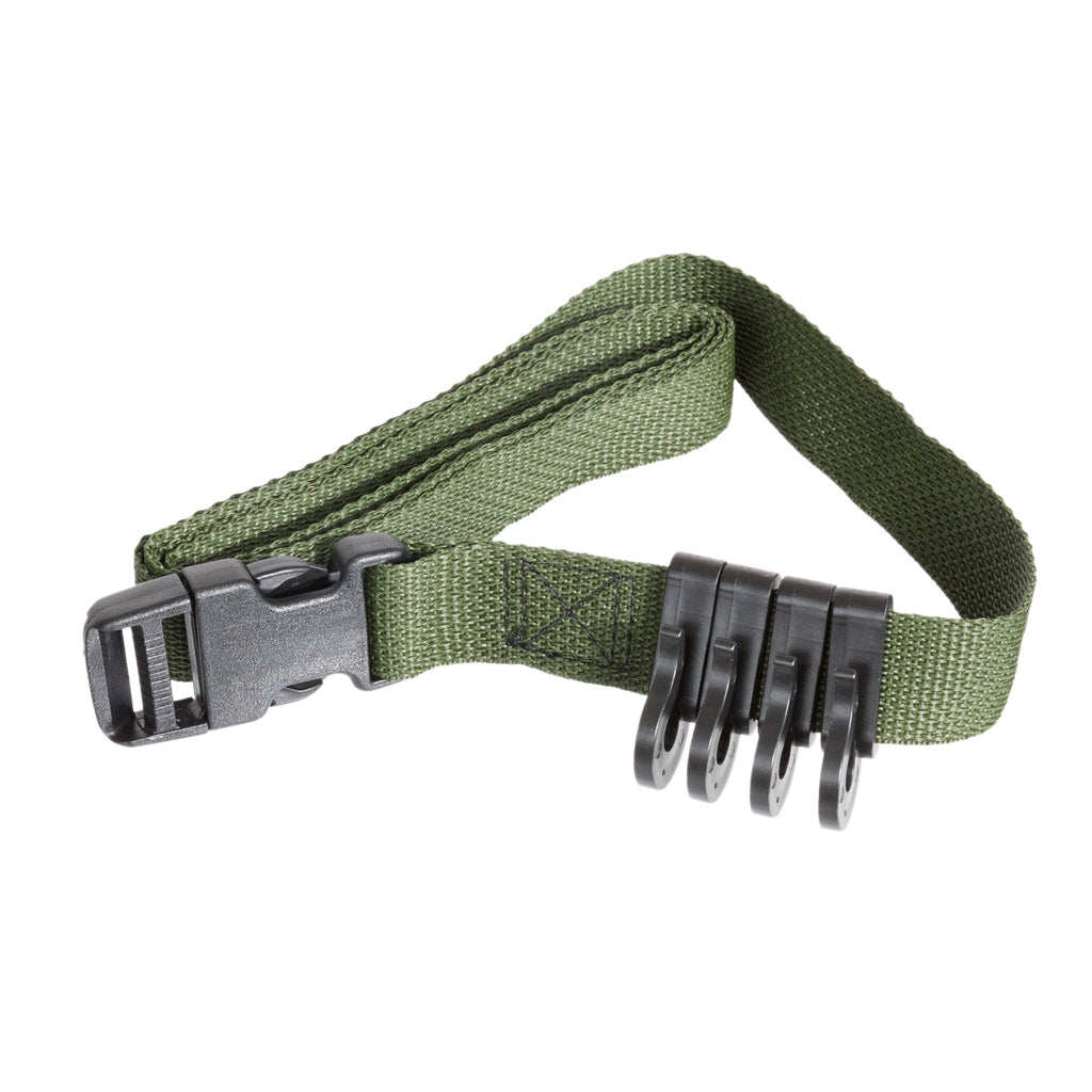 Third Hand Black Accessory Belt 5 ft. Strap Quick Gear Hanger with 4 Clips