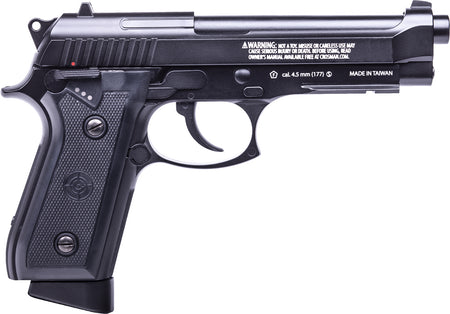 Crosman Full Auto BB Air Pistol PFAM9B CO2 177 Cal 20rd Smooth Bore Blowback Full Metal Frame Black