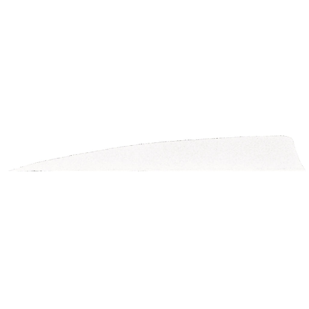 Gateway 5 in. White Shield Cut Feathers Left Wing Pack of 50