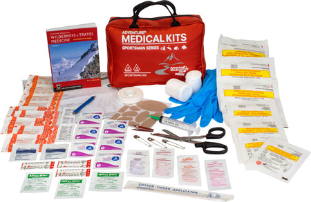 Adventure Medical Kits 01050200 Sportsman 200 Kit Red Wilderness First Aid