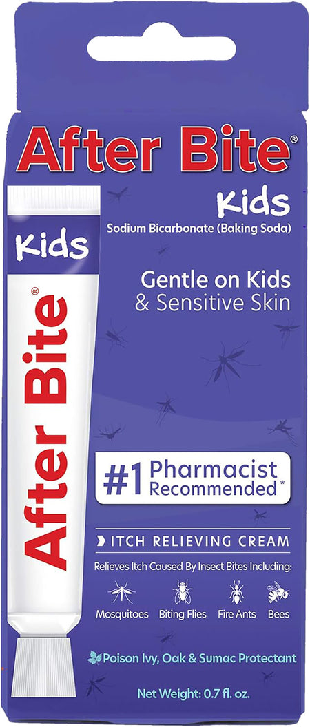 After Bite Kids Gentle Itch Relief Squeeze Tube 0.08 oz for Bug Bites and Stings