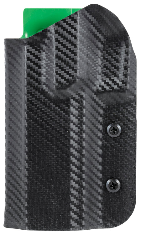 Uncle Mike's 54RNC74BGL Boltaron OWB Competition Holster for Sig X5 Left-Hand Black/Green