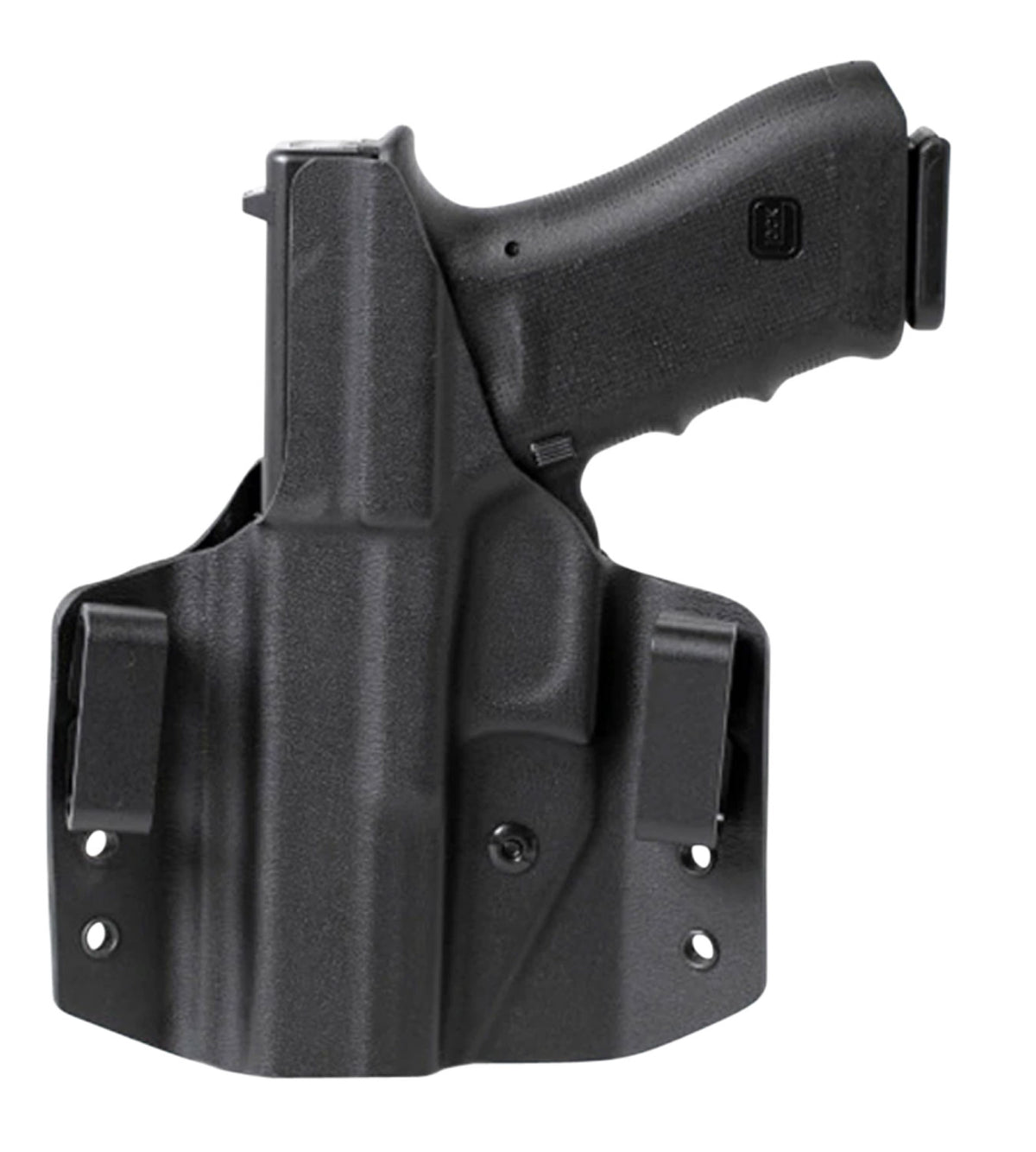 Uncle Mike's 54CCW41BGL CCW OWB Boltaron Holster Belt Slide Mount Ruger SR Series Compact Left Hand Draw