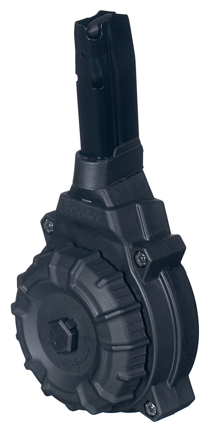 ProMag DRMA32 Drum Magazine 50rd 9mm Fits Sig Sauer P365/P365XL Black Zytel Polymer