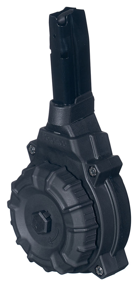 ProMag DRMA32 Drum Magazine 50rd 9mm Fits Sig Sauer P365/P365XL Black Zytel Polymer