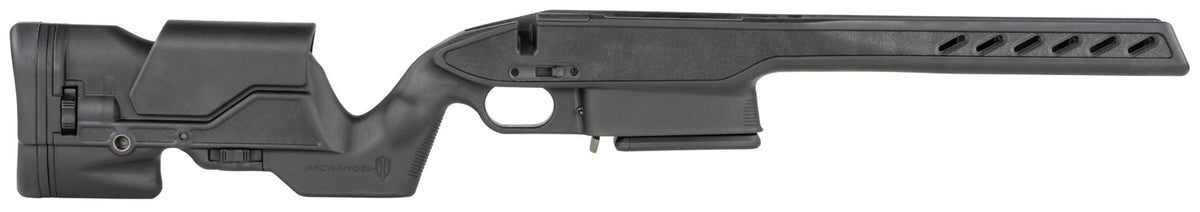 Archangel AAS111MLA Adjustable Precision Stock Black Synthetic for Savage 110/111 Long Action Magnum Rifles