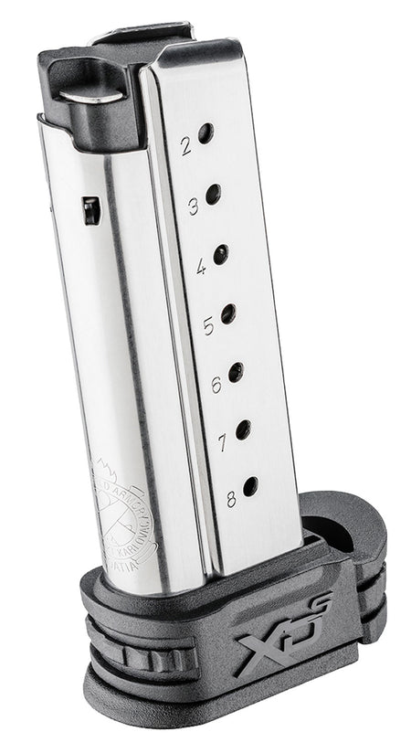 Springfield Armory XDS0908 XD-S 9mm 8-Round SS/Black Handgun Magazine