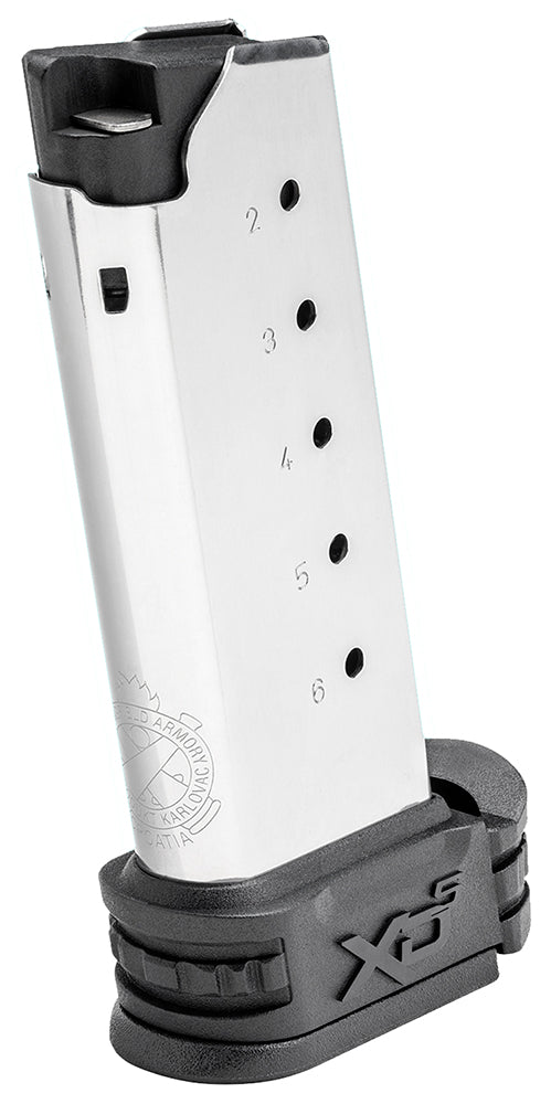 Springfield Armory XDS5006 XD-S 45 ACP 6-Round SS/Black Handgun Magazine