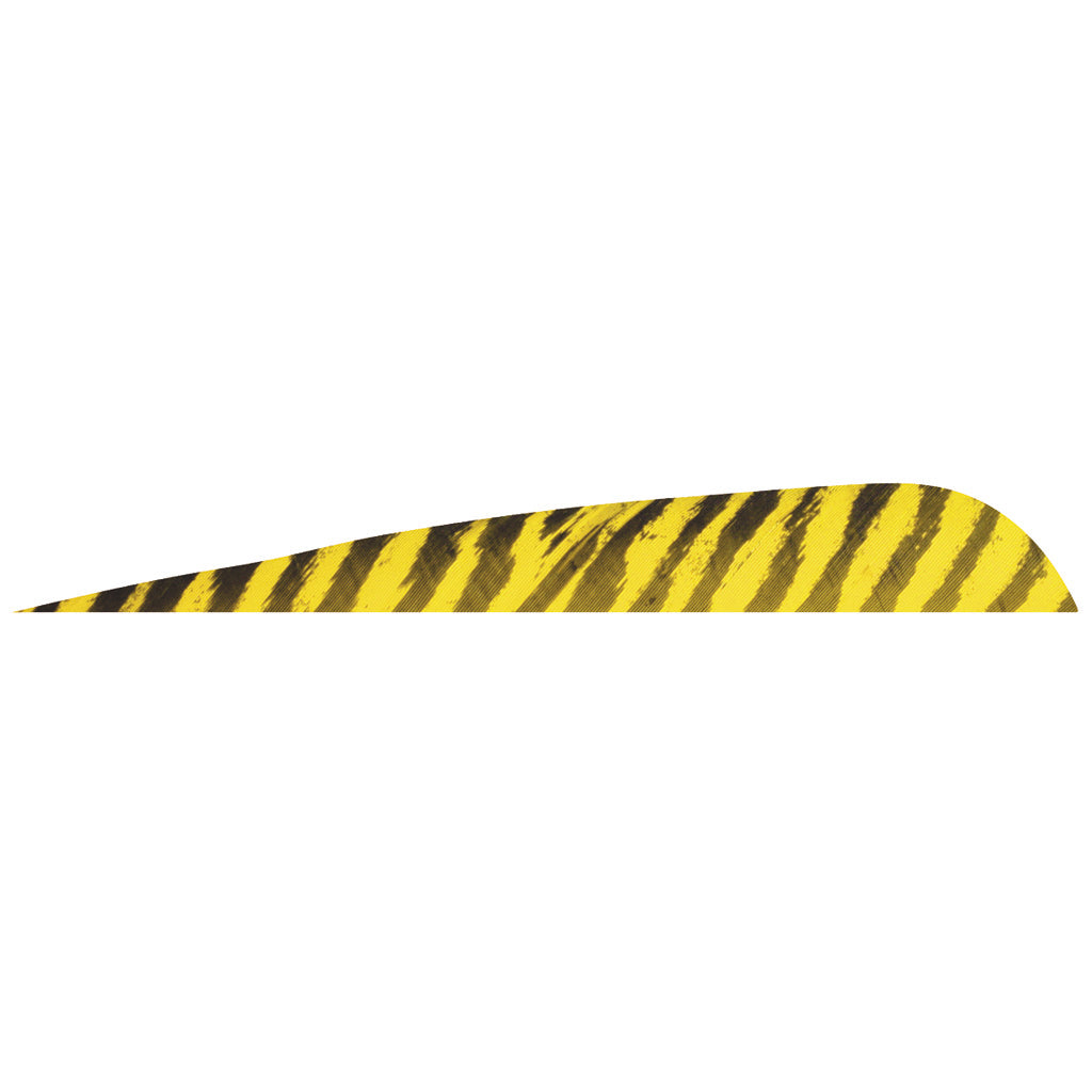 Gateway 5 in. Yellow Barred Parabolic Feathers Right Wing Pack of 50