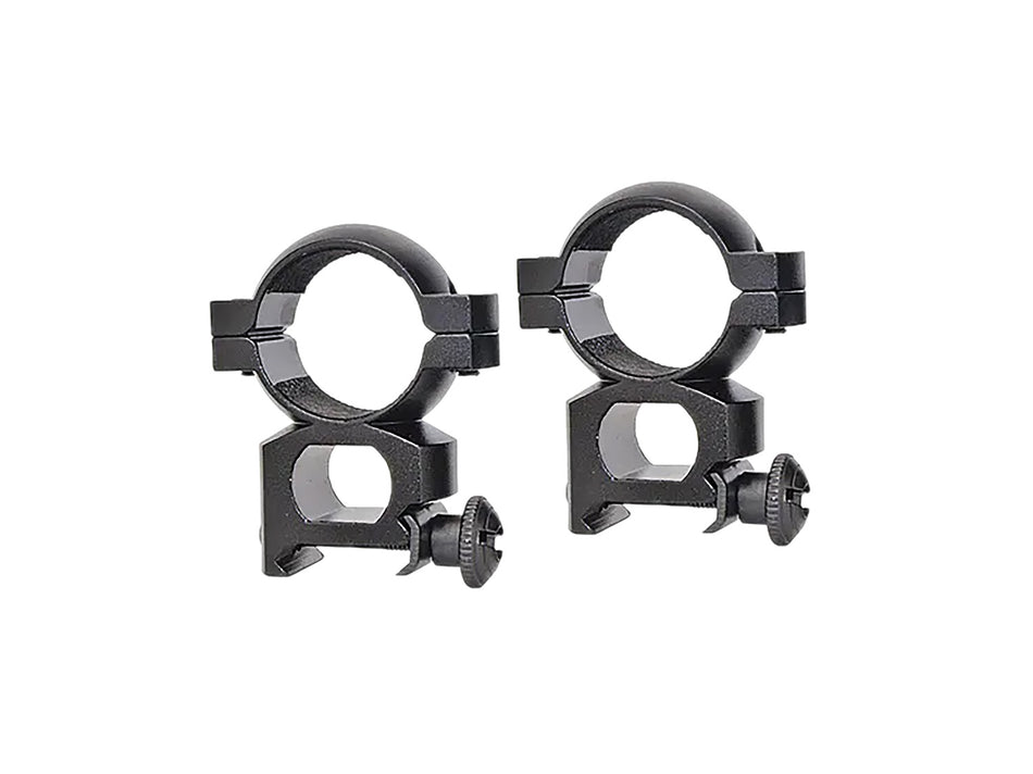 Traditions A798DS Matte Black 1-Inch Quick Peep Scope Rings Weaver Style Base