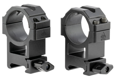 UTG RG2W3224 Black Anodized 30mm High Max Strength Scope Rings Aircraft Aluminum