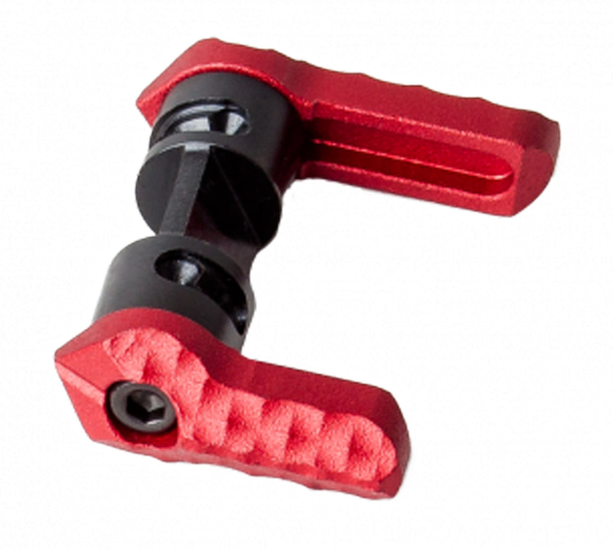 Seekins Precision 60/90 Degree Ambidextrous Safety Selector Red Anodized Aluminum AR