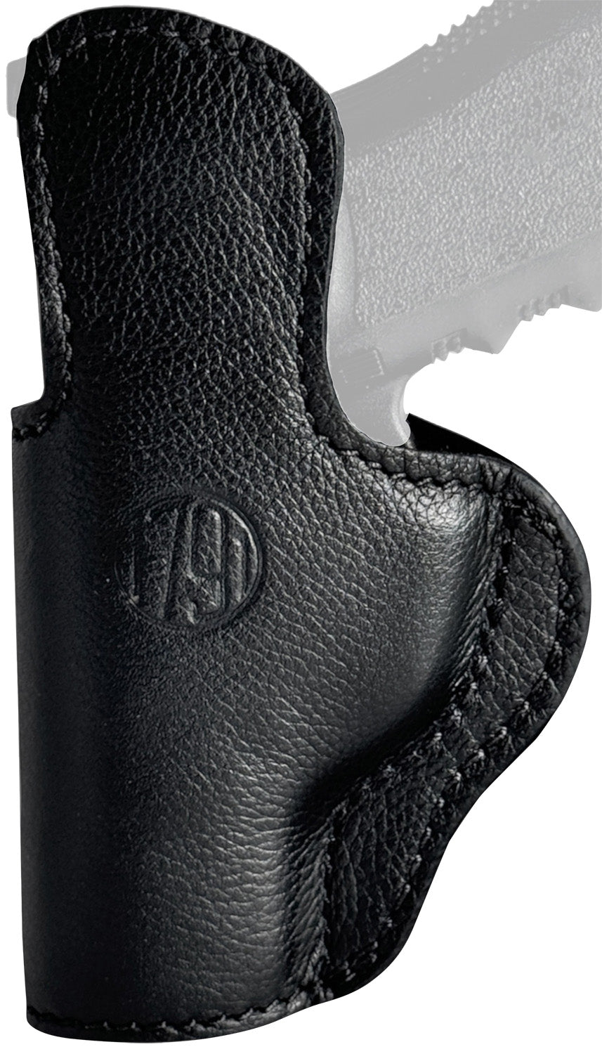 1791 Gunleather Ultra Custom Memory-Lok IWB Holster Size 04 Night Sky Black Leather - Springfield XD/Glock 17 RH