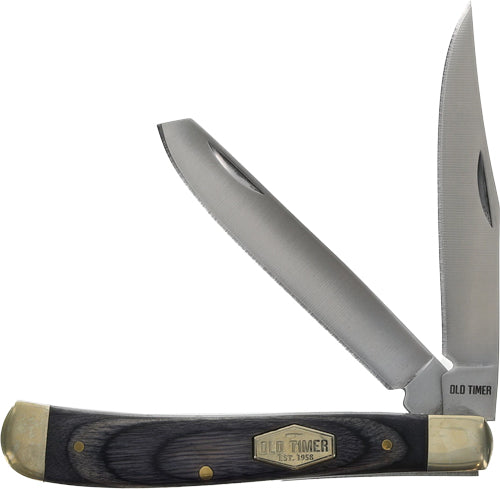 OLD TIMER KNIFE 2 BLADE FOLDER FLASK COMBO PROMO Q4 26'<