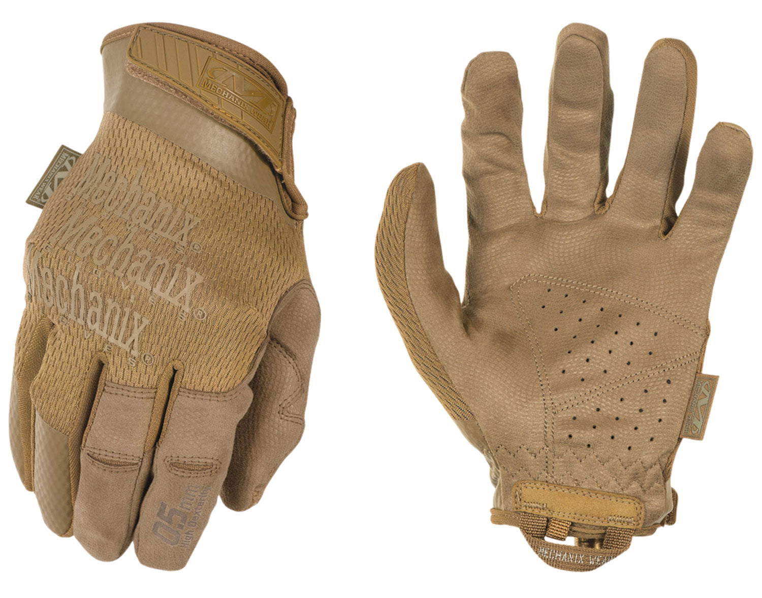 Mechanix Wear MSD-72-011 Specialty 0.5 High-Dex Coyote AX Suede Gloves XL