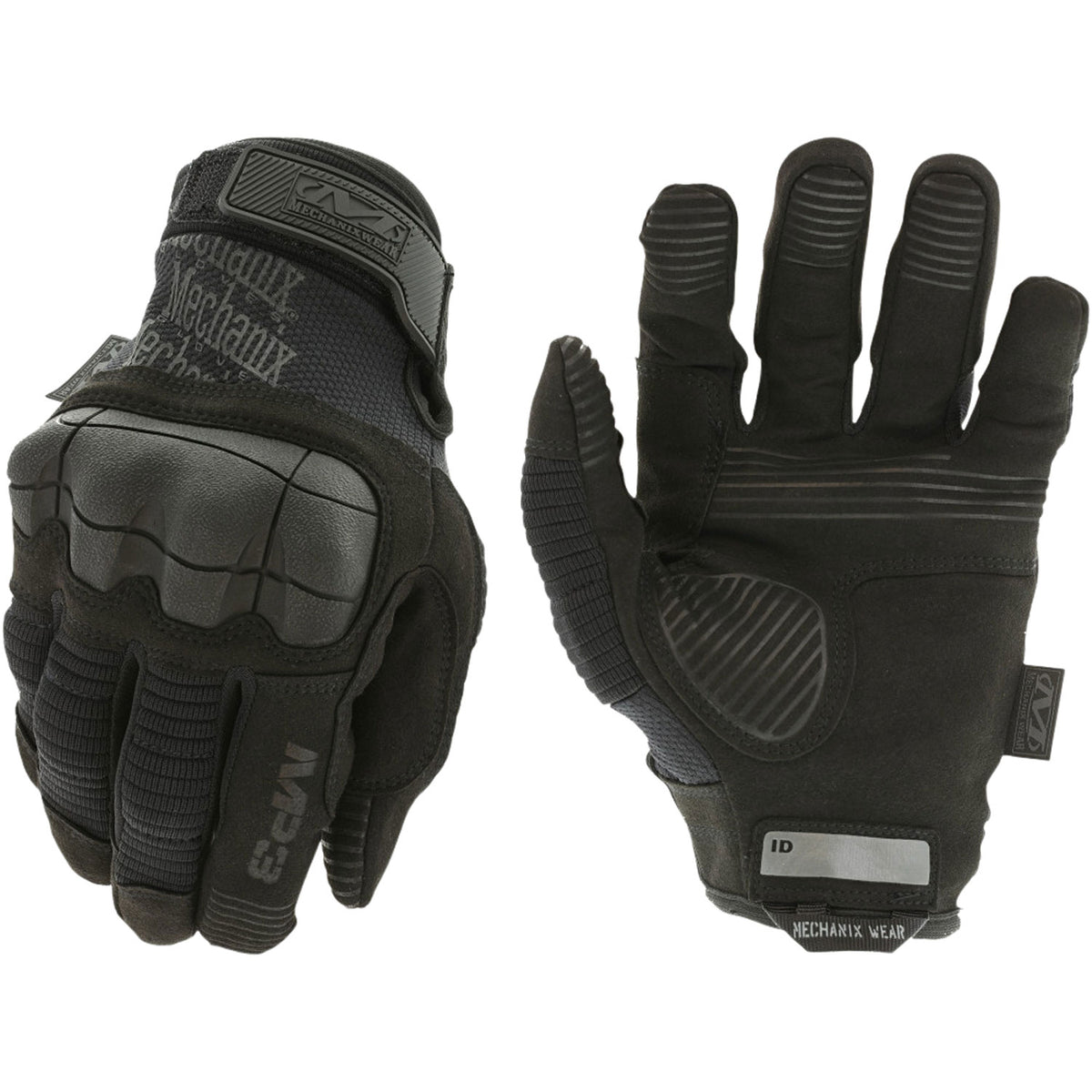 Mechanix Wear MP355012 M-Pact 3 Black TPR Knuckle Guard Gloves 2XL Velcro