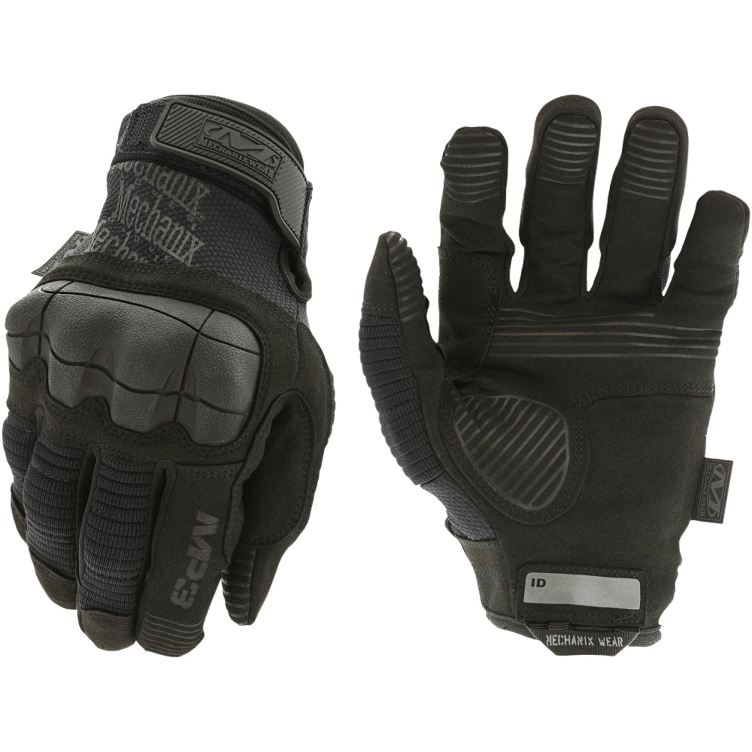 Mechanix Wear MP355011 M-Pact 3 Black TPR Knuckle Guard Gloves XL Velcro