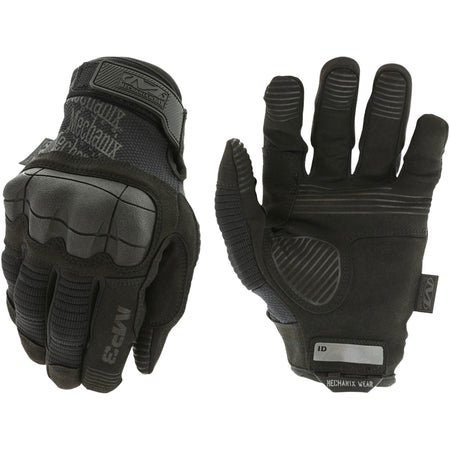 Mechanix Wear MP355011 M-Pact 3 Black TPR Knuckle Guard Gloves XL Velcro