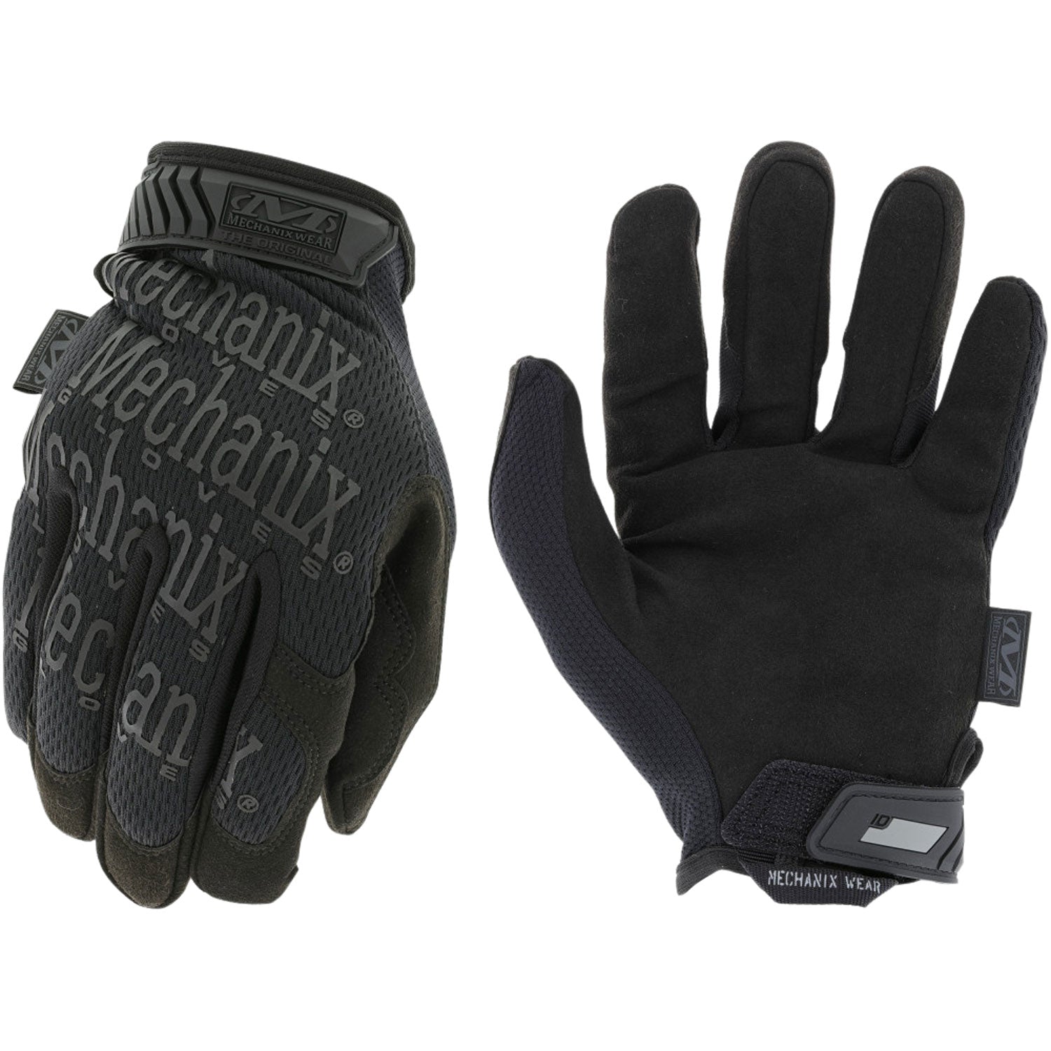 Mechanix Wear MG55009 Original Covert Black Touchscreen Gloves Medium Velcro