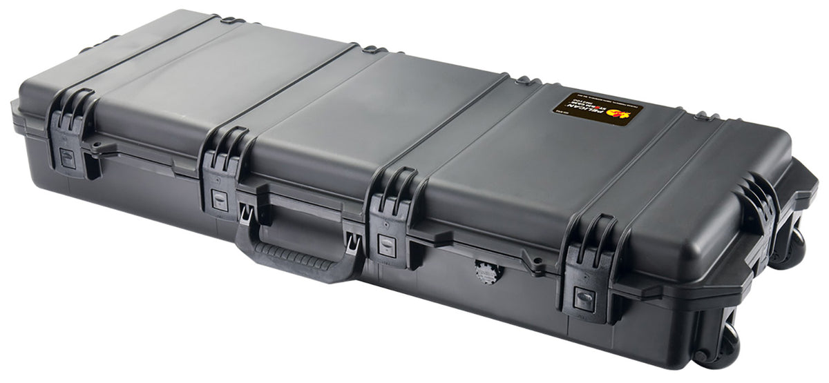 Pelican IM3100X0001 Storm 36.50" Long Rifle Case Black HPX Resin Lockable Wheels