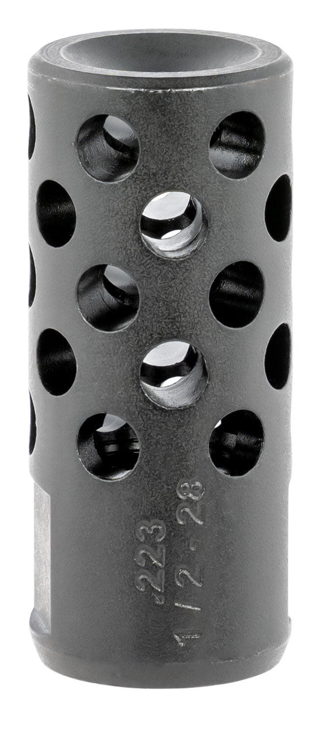 Ruger 90486 AR-15 5.56 NATO Radial Ported Muzzle Brake, Black Oxide, 1/2"-28 tpi, .75" Diameter