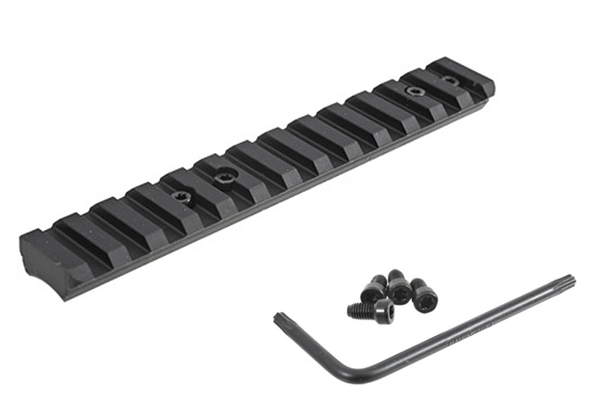 Ruger 90674 0 MOA Picatinny Rail Black Aluminum for American Rimfire