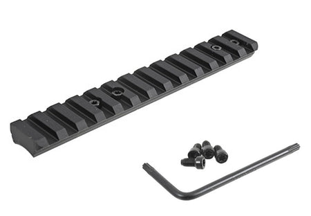 Ruger 90674 0 MOA Picatinny Rail Black Aluminum for American Rimfire