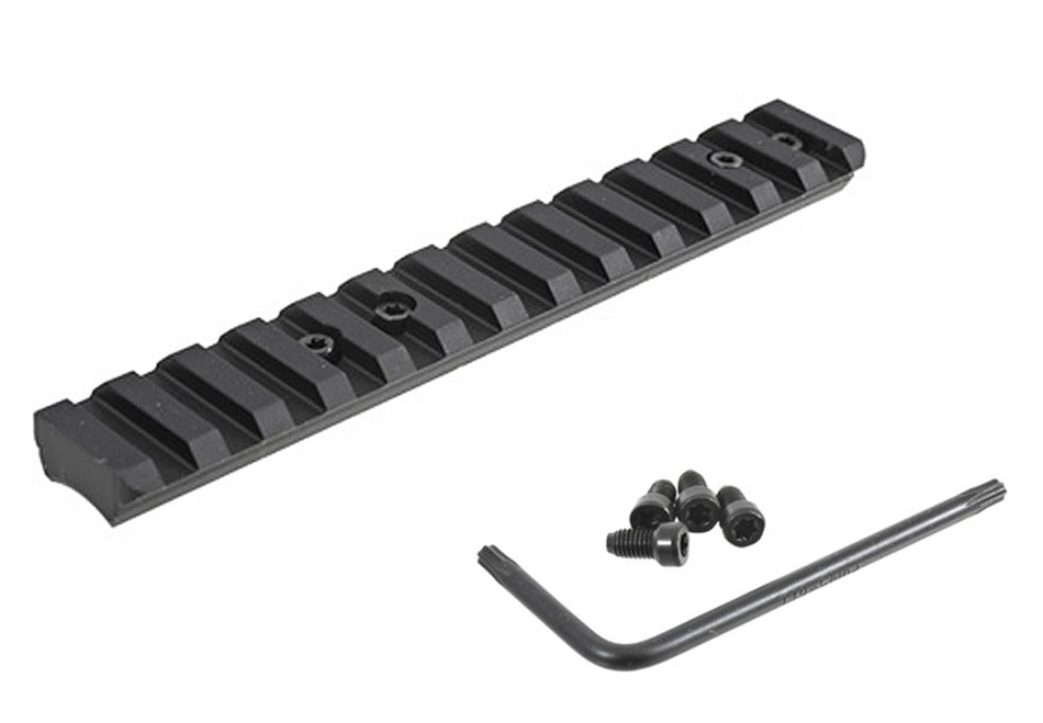Ruger 90674 0 MOA Picatinny Rail Black Aluminum for American Rimfire