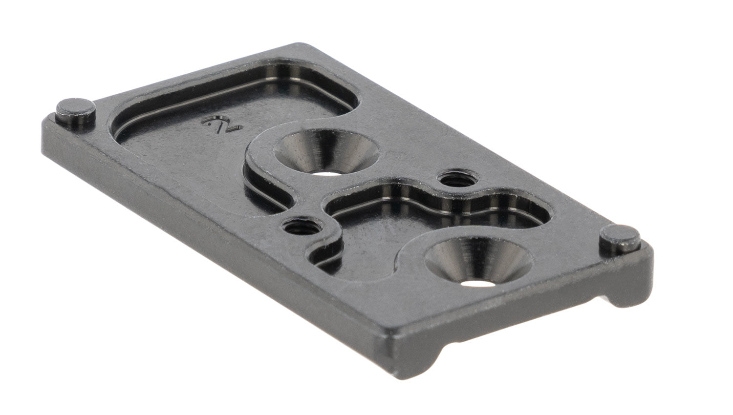 Ruger 90722 Ruger-57 Matte Black Aircraft Aluminum Optic Adapter Plate Fits Docter EOTech Noblex