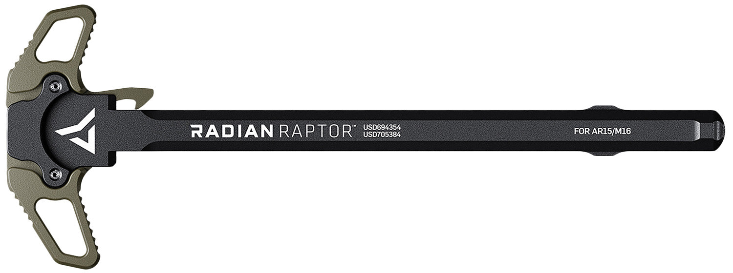 Radian Raptor Ambi AR-15/M16 Charging Handle Olive Drab Anodized