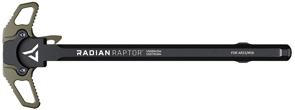 Radian Raptor Ambi AR-15/M16 Charging Handle Olive Drab Anodized