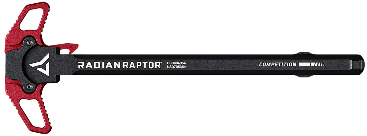 Radian Raptor Competition Ambi AR-15 Charging Handle Red 7075 Aluminum