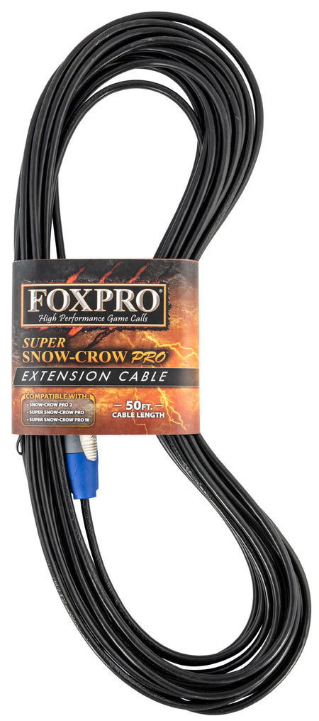 Foxpro Speaker Extension Cable 50 Foot Black Snow Crow Pro 2