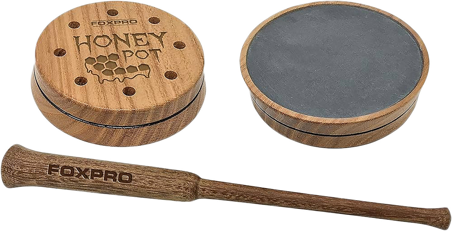 FOXPRO Honey Pot Friction Call Slate Tone Board Turkey Hunting