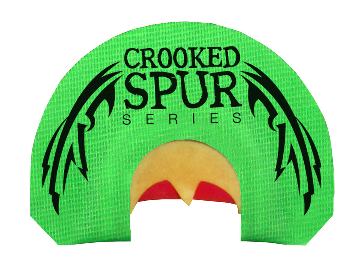 Foxpro CSMOUTHBACKWING Back Wing Triple Reed Turkey Mouth Call - Green