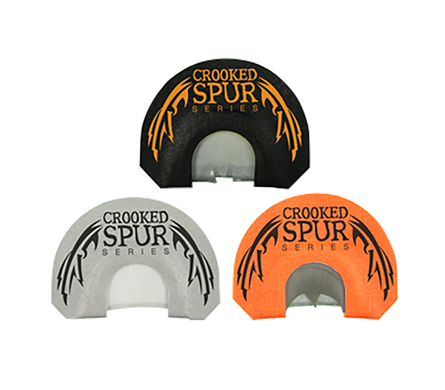 Foxpro CSMCOMBO Crooked Spur 3-Piece Turkey Diaphragm Combo - Double and 3.5 Reed