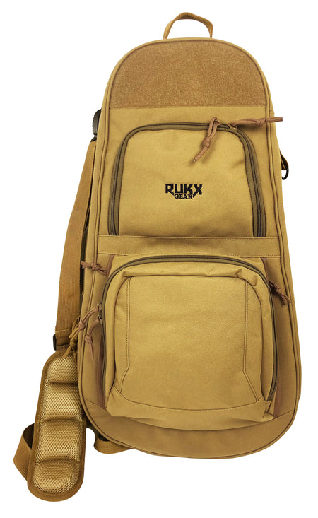 Rukx Gear ATICTARPT Tactical Pistol Backpack Tan 600D Polyester Discreet Carry