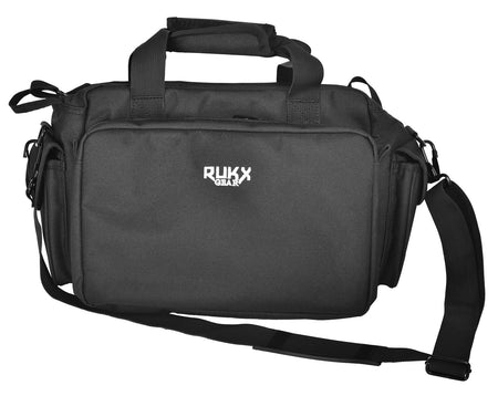 Rukx Gear ATICTRBB Black Tactical Range Bag with Mag and Ammo Storage 16" x 10.5"